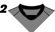 Two-piece round neck